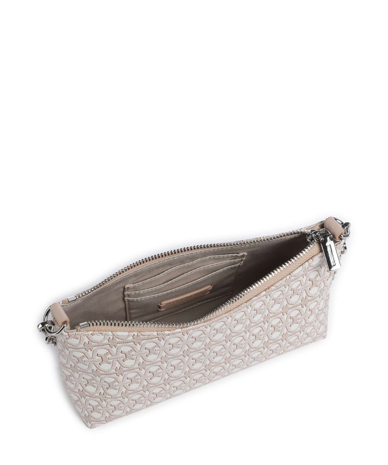 Coccinelle Aura Monogram Shoulder bag multicolour/blanco/rosette