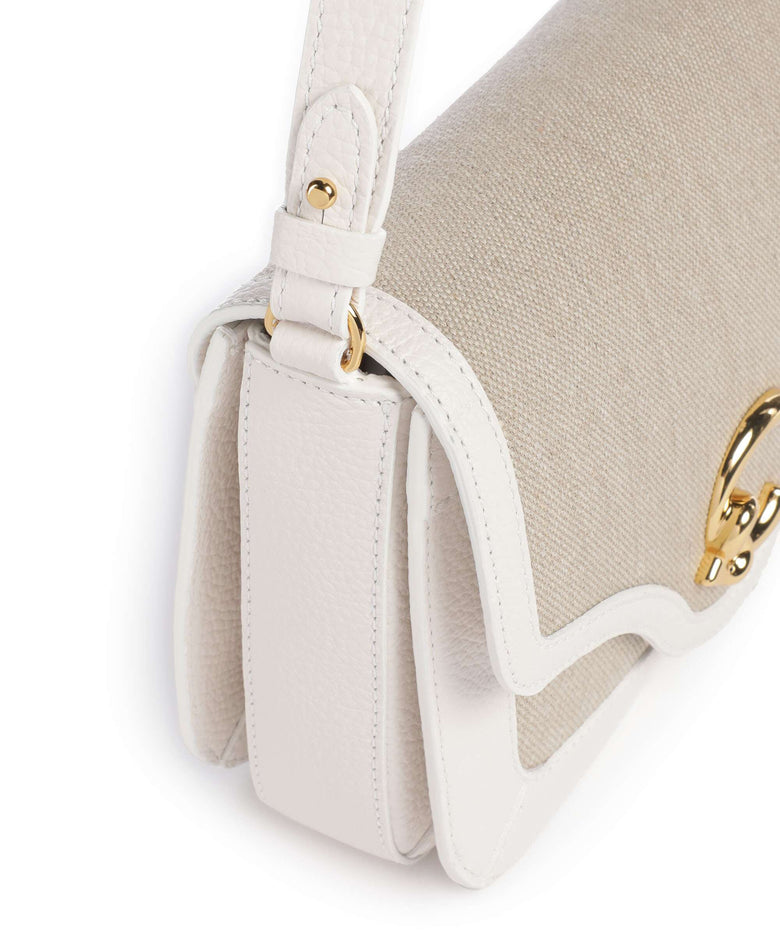 Coccinelle C-Me Crossbody bag natural/blanco