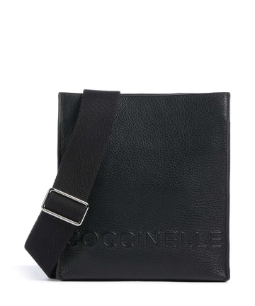 Coccinelle Myrtha Maxi Logo Crossover väska noir