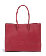Coccinelle Myrtha Maxi Logo Shoppingväska sangria