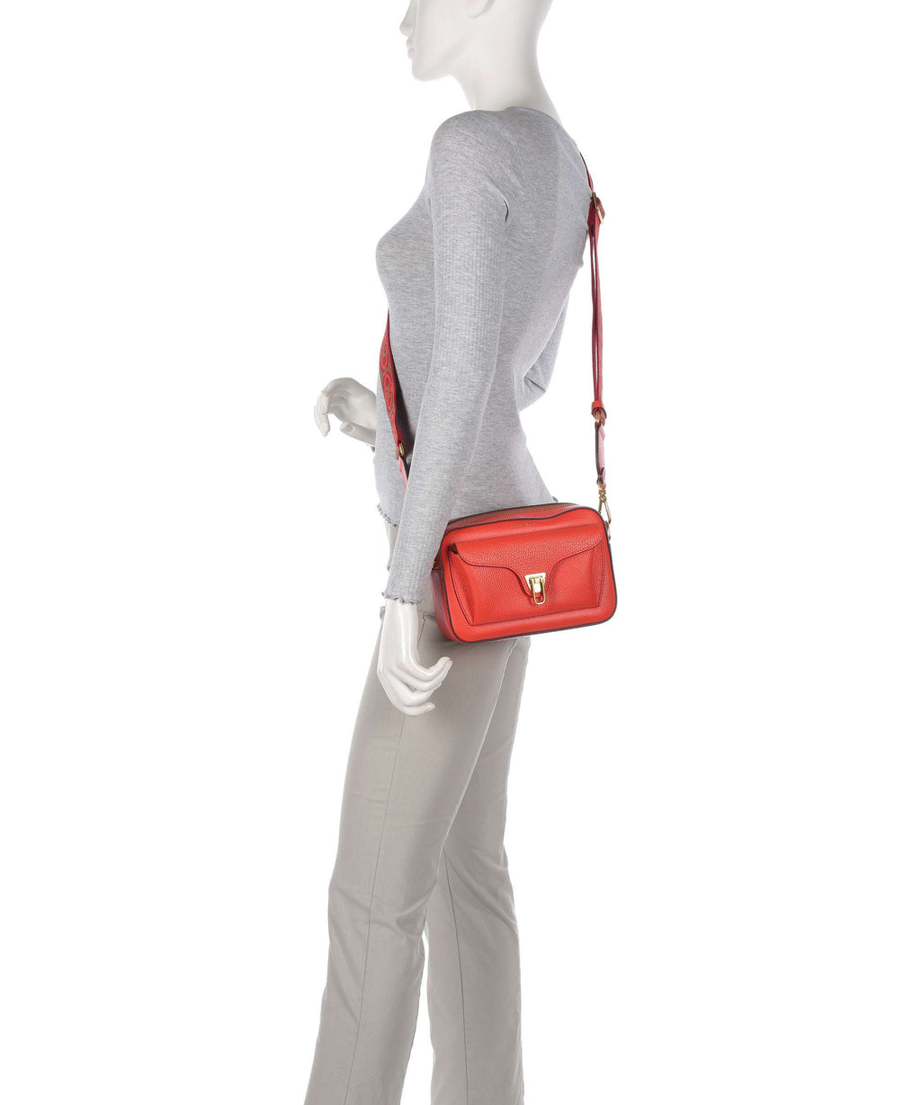 Coccinelle Beat Soft Ribbon Crossbody bag gazpacho