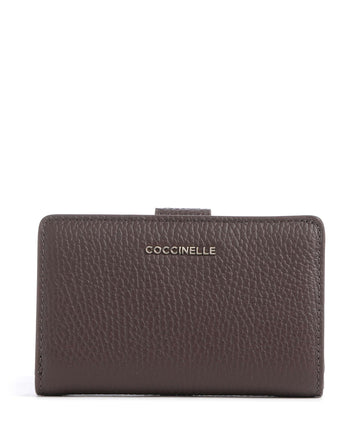 Coccinelle Metallic Soft Plånbok brunette