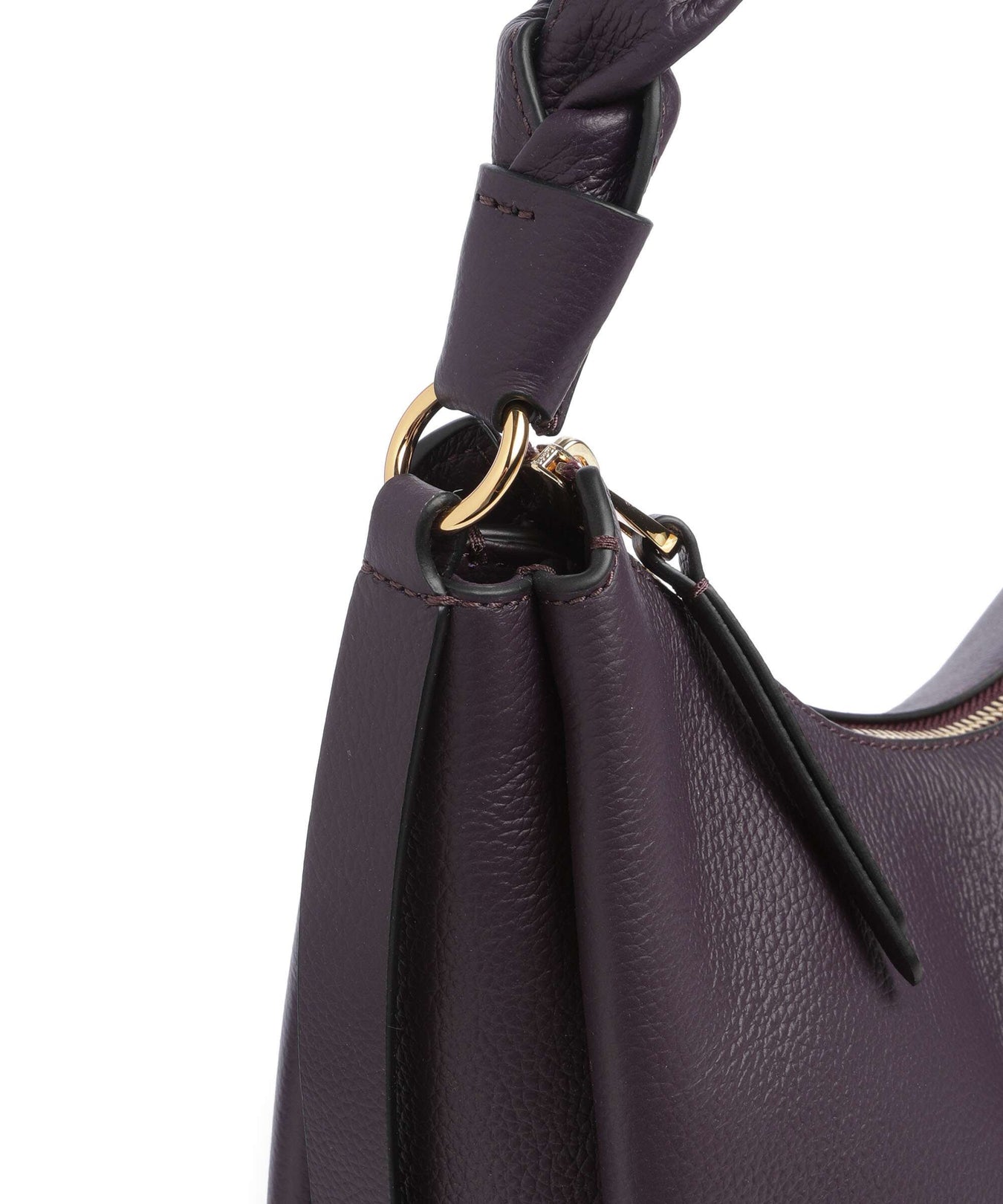 Coccinelle Boheme Grana Double Hobo bag prune/ribes