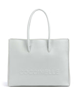 Coccinelle Myrtha Maxi Logo Shoppingväska snow