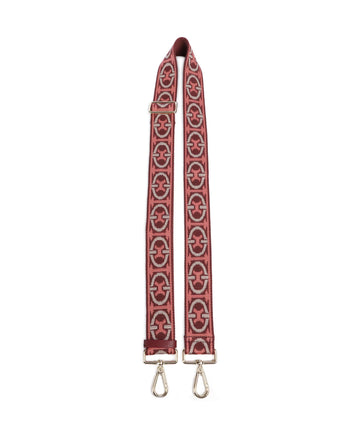 Coccinelle Nastro Monogram Tricolor Axelrem pink/rib