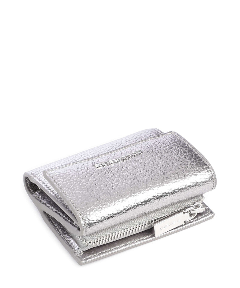 Coccinelle Metallic Soft Wallet steel