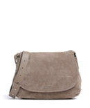 Coccinelle Rebekka Suede Axelremsväska warm taupe