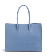 Coccinelle Myrtha Maxi Logo Shoppingväska azul