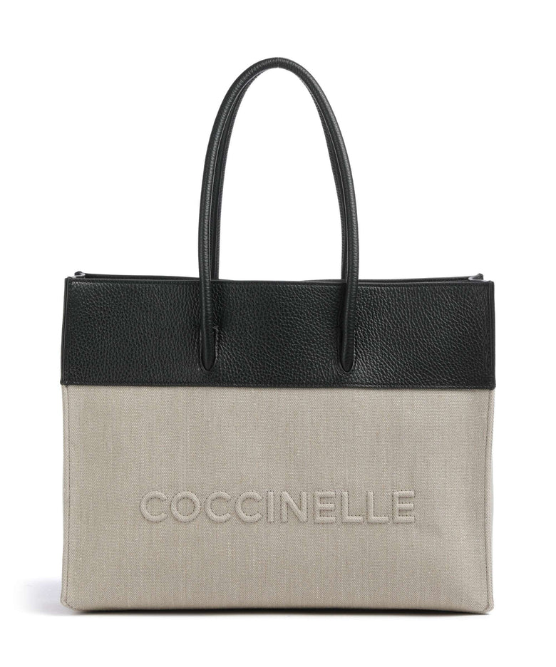 Coccinelle Myrtha Tote bag natural/noir