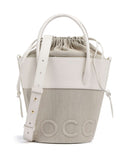 Coccinelle Myrtha Canvas Bucket bag natural/blanco