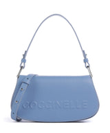 Coccinelle Myrtha Maxi Logo Axelremsväska azul