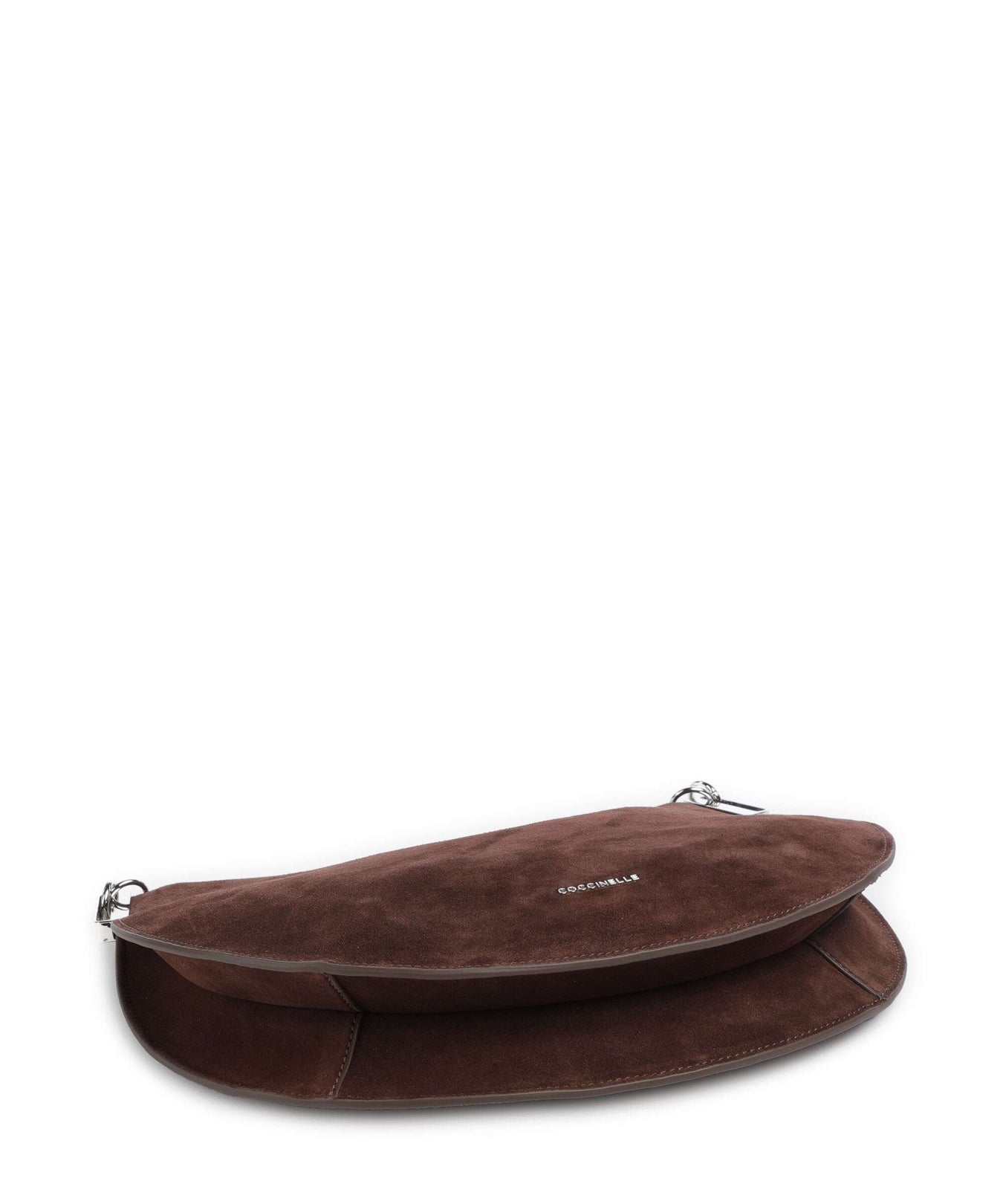 Coccinelle Sunup Suede Hobo bag brunette
