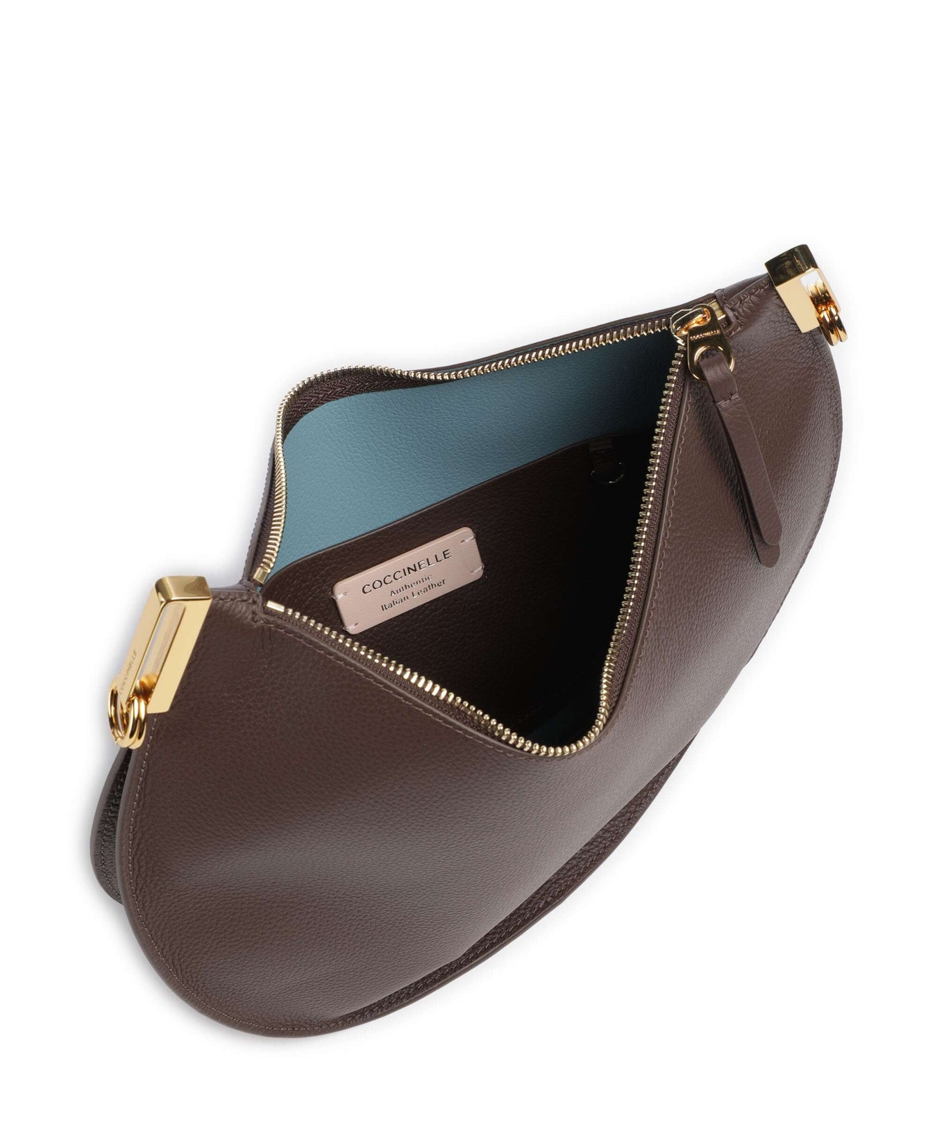 Coccinelle Sunup Hobo bag brunet/arctic blue