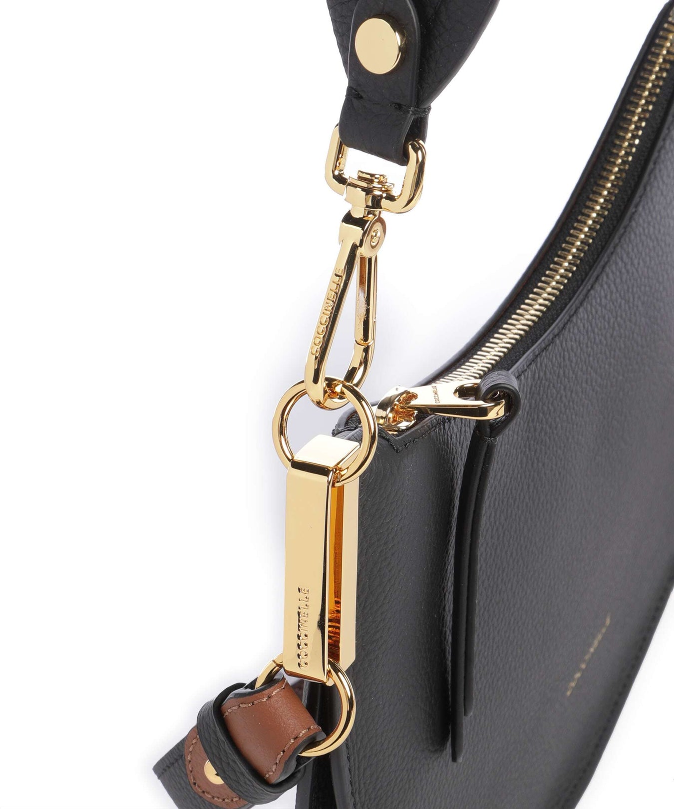 Coccinelle Sunup Shoulder bag noir/cognac