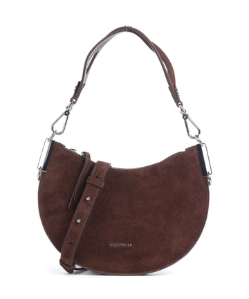 Coccinelle Sunup Suede Axelremsväska brunette