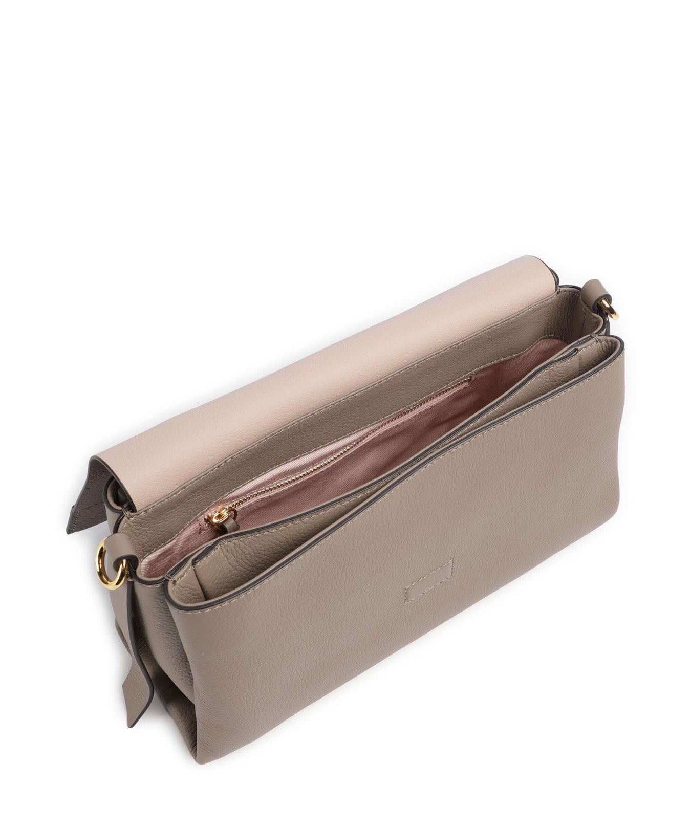 Coccinelle Boheme Grana Double Shoulder bag warm taupe/rosette