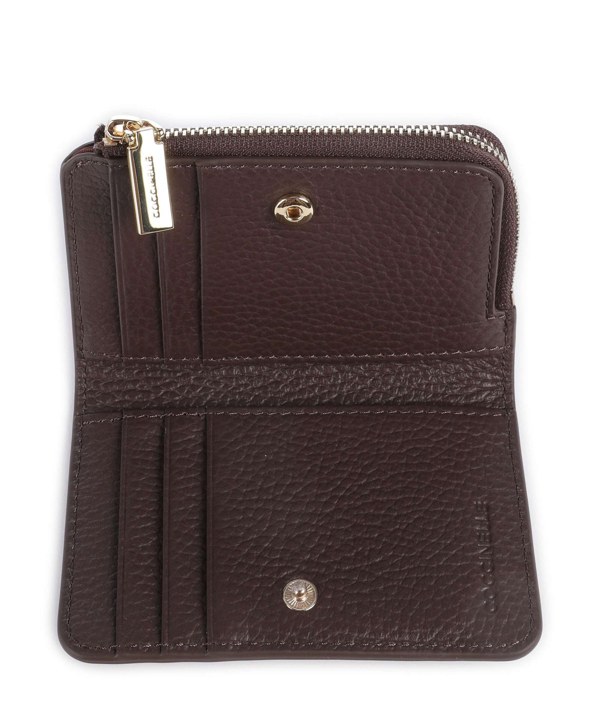 Coccinelle Metallic Soft Wallet brunette