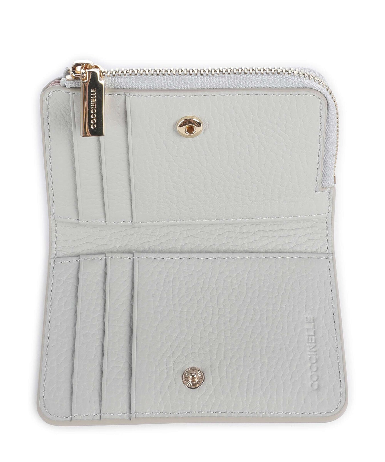 Coccinelle Metallic Soft Wallet snow