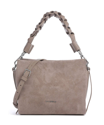 Coccinelle Boheme Suede Handväskor warm taupe