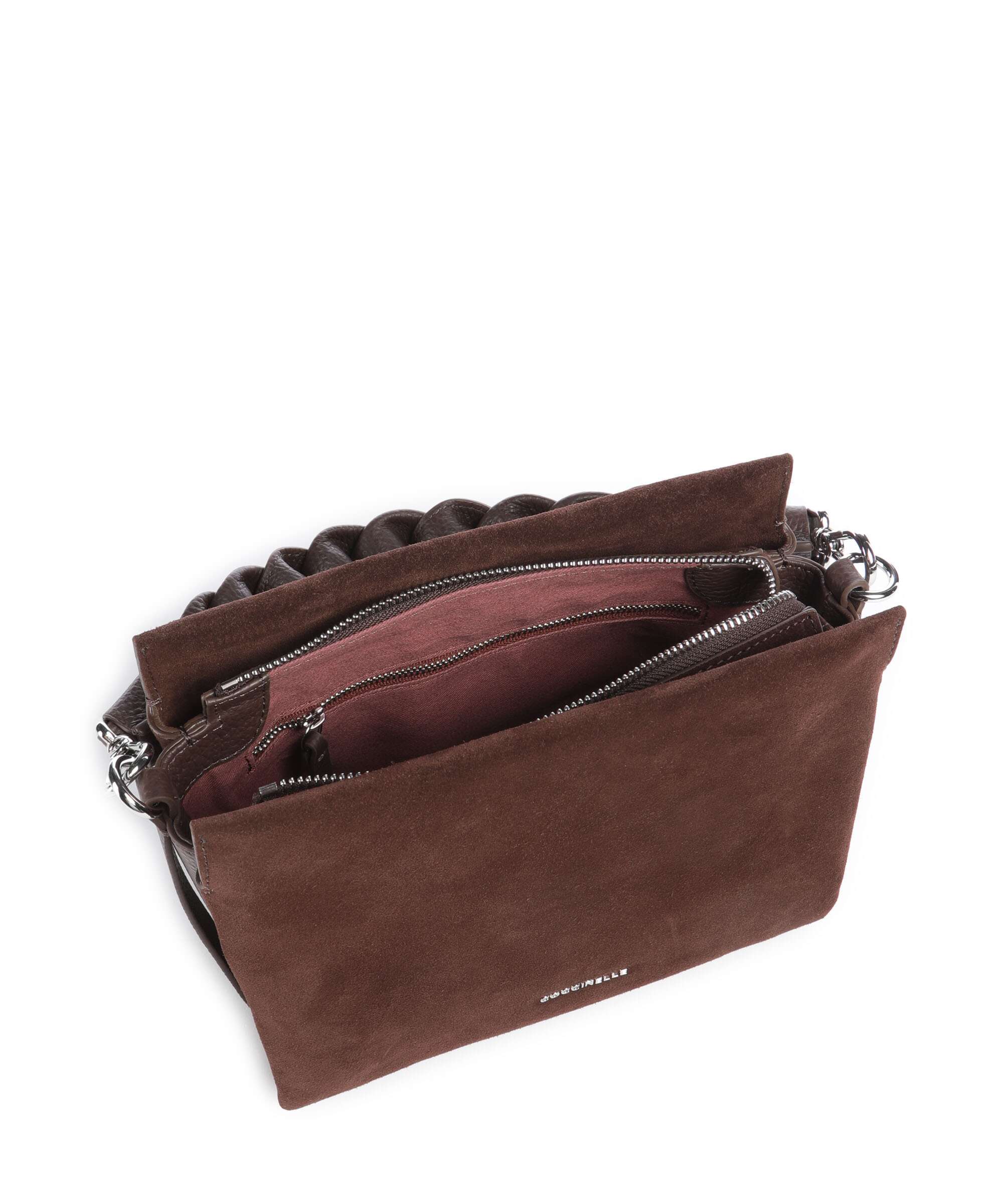 Coccinelle Boheme Suede Handbag brunette
