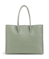 Coccinelle Myrtha Maxi Logo Shoppingväska greenery