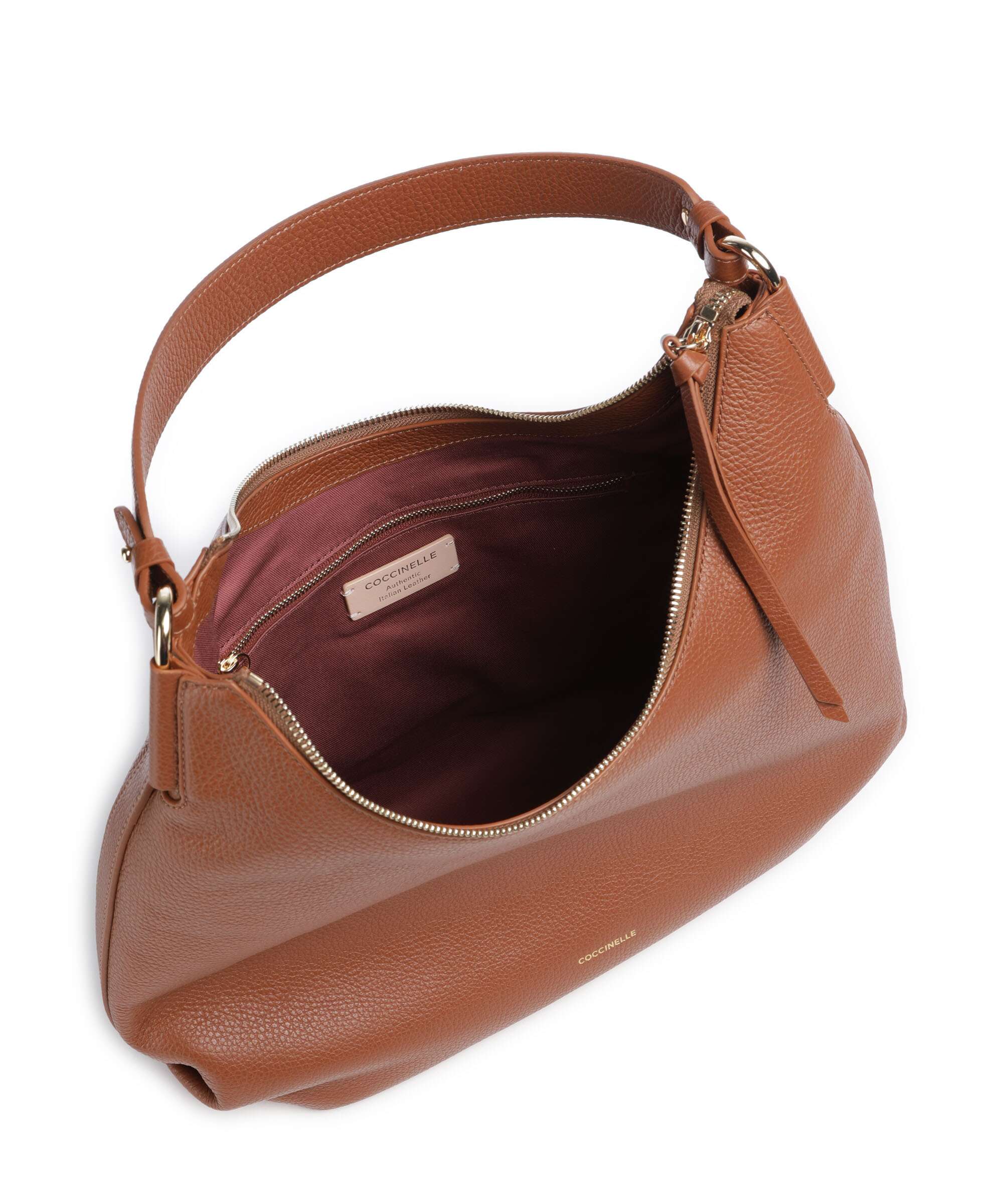 Coccinelle Rebekka Hobo bag cognac