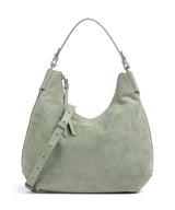 Coccinelle Rebekka Suede Hobo väska greenery