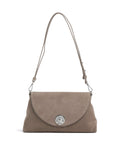Coccinelle Nikla Suede Shoulder bag warm taupe