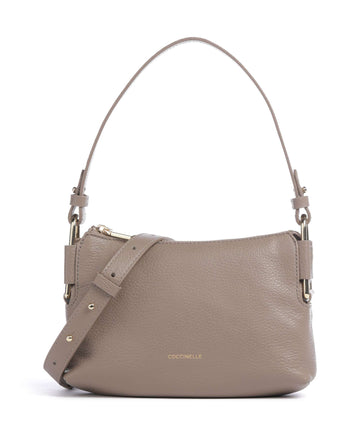 Coccinelle Rebekka Axelremsväska warm taupe