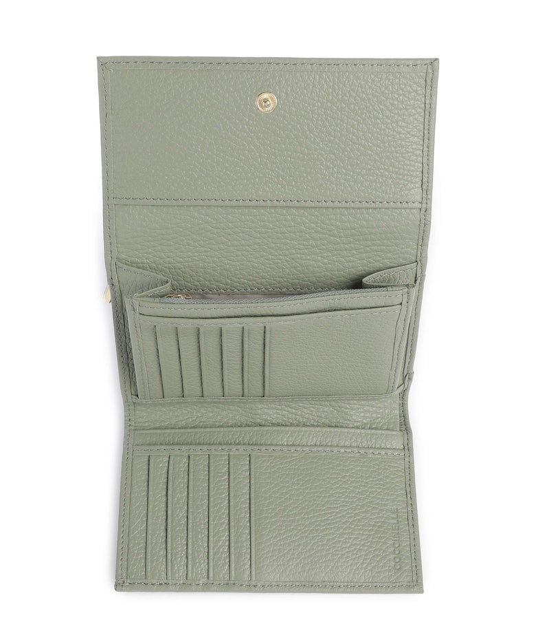 Coccinelle Metallic Soft Wallet greenery