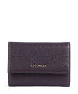Coccinelle Metallic Soft Plånbok prune