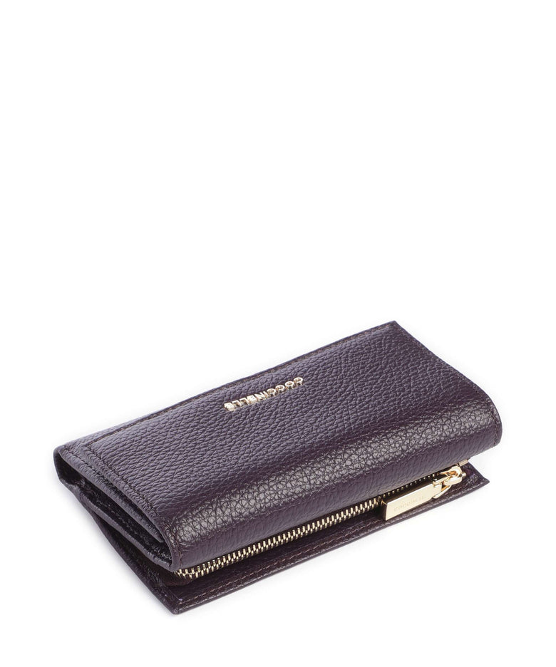 Coccinelle Metallic Soft Wallet prune