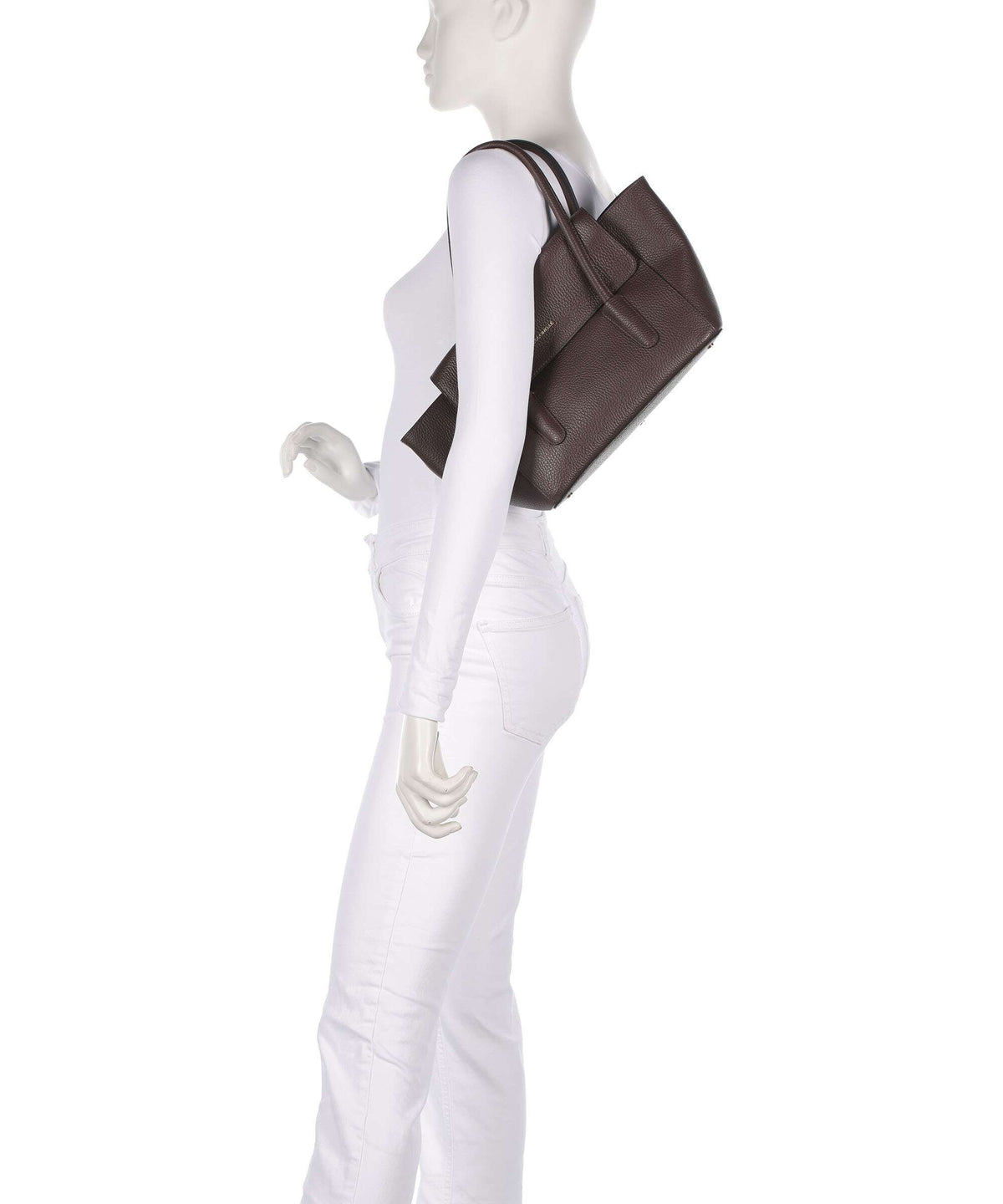 Coccinelle Beat Double Handbag brunette