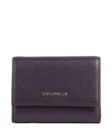 Coccinelle Metallic Soft RFID Plånbok prune