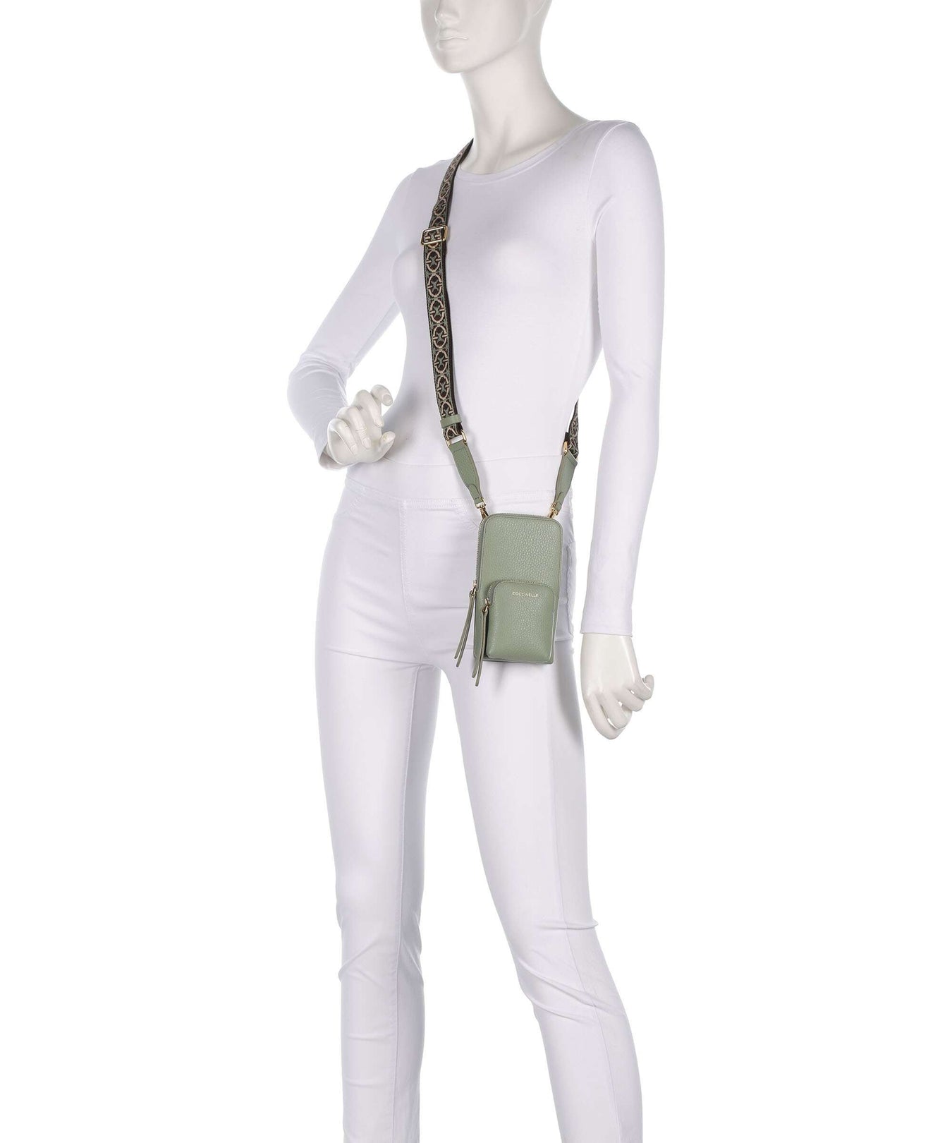 Coccinelle Pixie Phone bag greenery