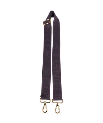 Coccinelle Nastro Signature Axelrem prune