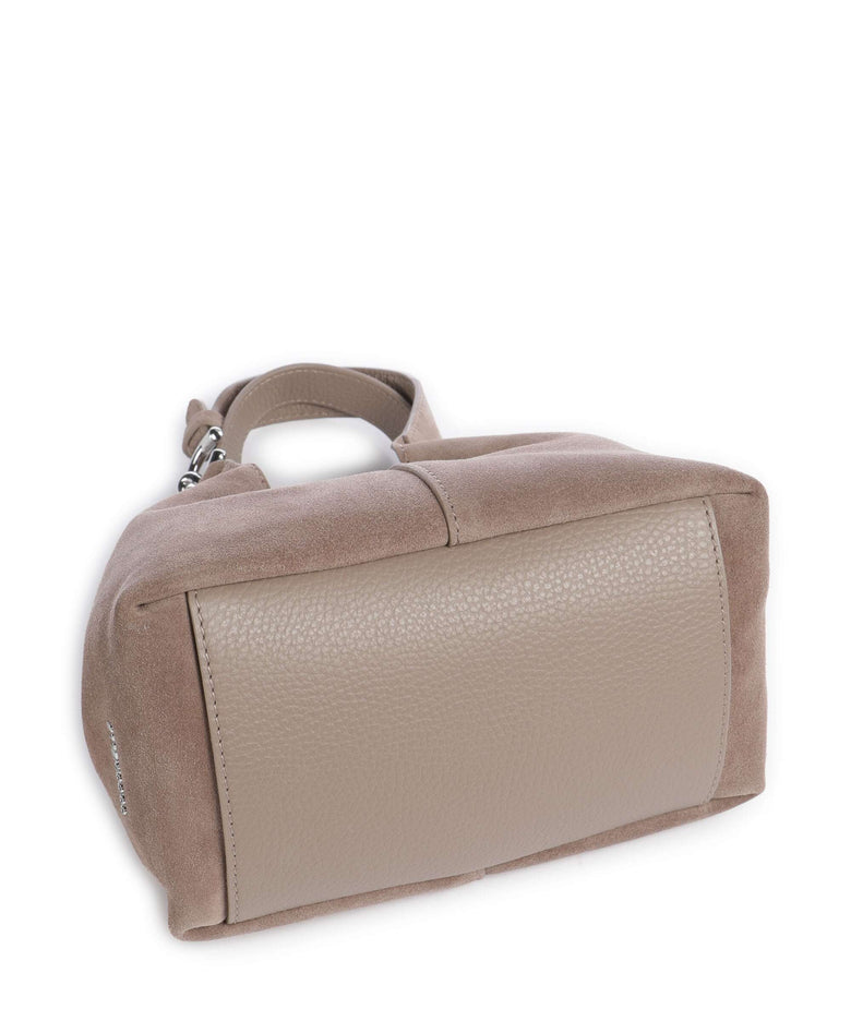 Coccinelle C-Easy Suede Handbag warm taupe