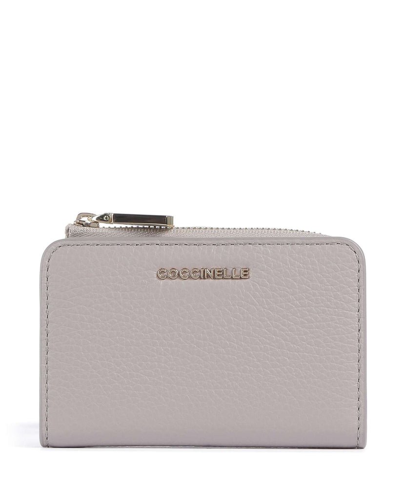 Coccinelle Metallic Soft Wallet oyster