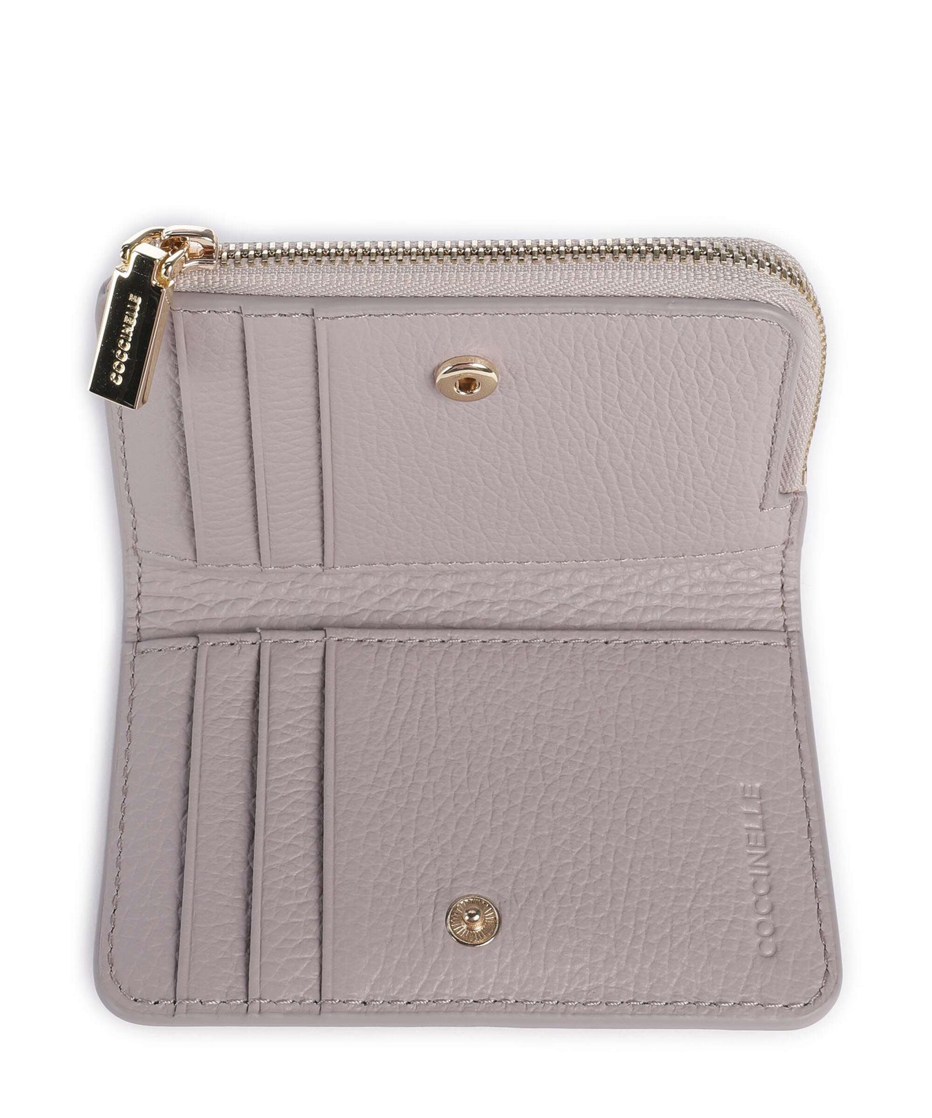 Coccinelle Metallic Soft Wallet oyster