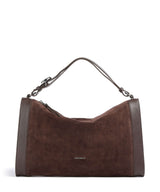 Coccinelle Elinor Suede Hobo väska brunette