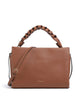 Coccinelle Boheme Grana Double Hobo väska cognac/noir