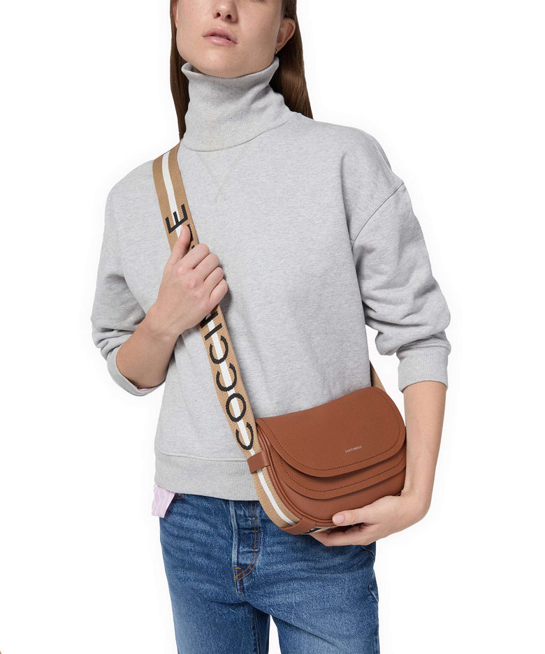 Coccinelle Raquel Crossbody bag cognac/noir