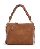 Coccinelle Boheme Suede Handväskor cognac