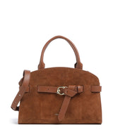 Coccinelle Sabine Suede Handväskor cognac