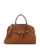 Coccinelle Sabine Suede Handväskor cognac