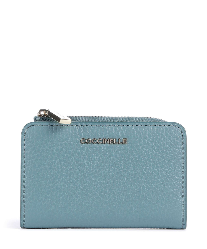 Coccinelle Metallic Soft Wallet arctic blue