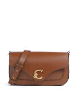 Coccinelle C-Me Crossover väska cognac