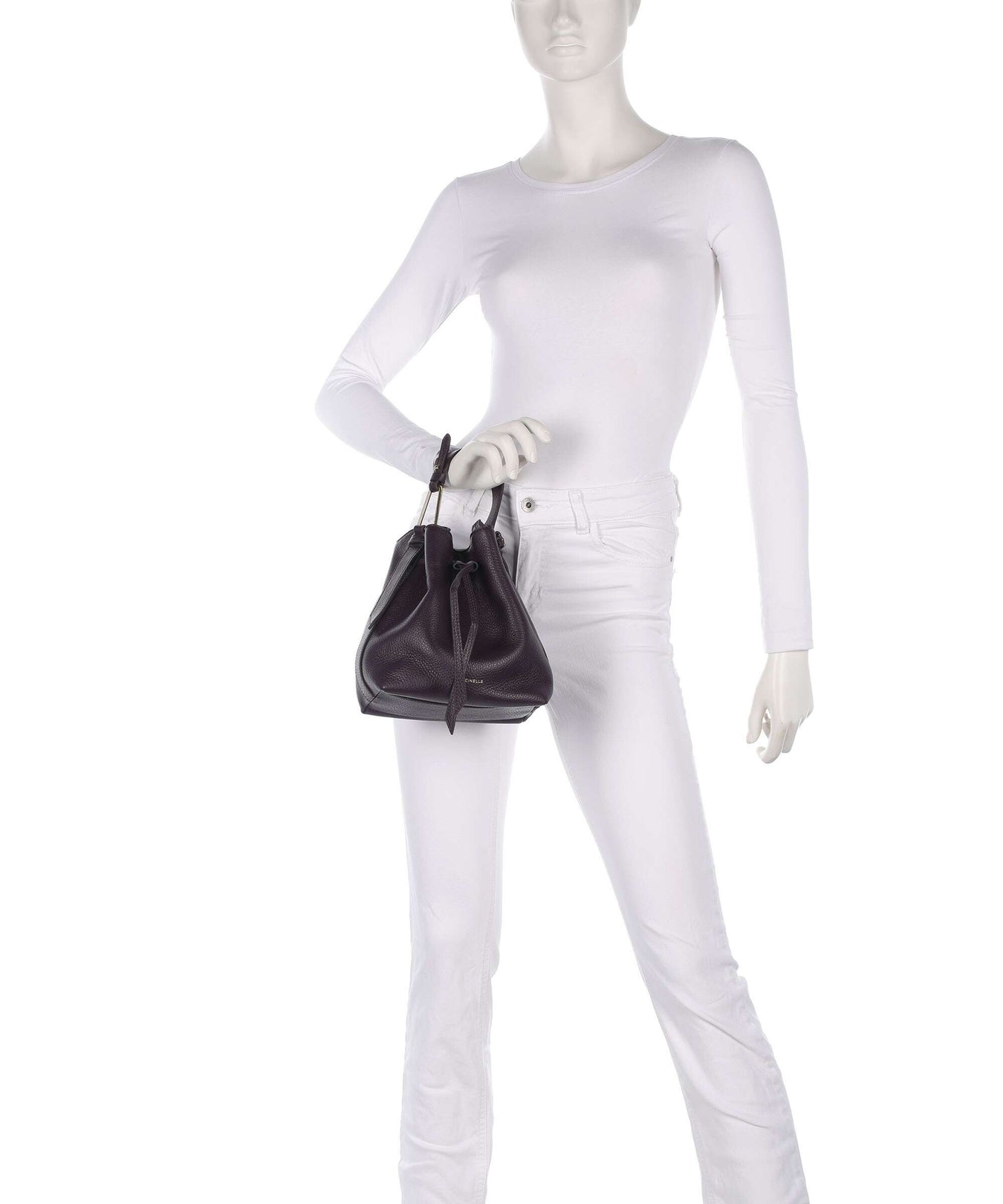 Coccinelle Malory Bucket bag prune