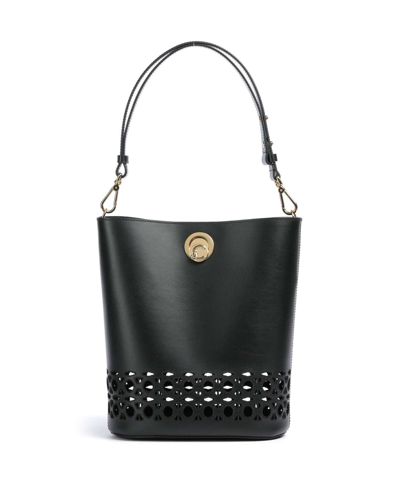 Coccinelle Nikla Monogram Sangallo Bucket bag noir