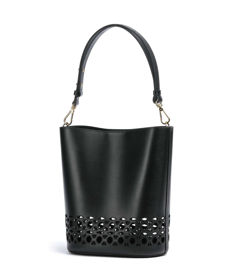 Coccinelle Nikla Monogram Sangallo Bucket bag noir